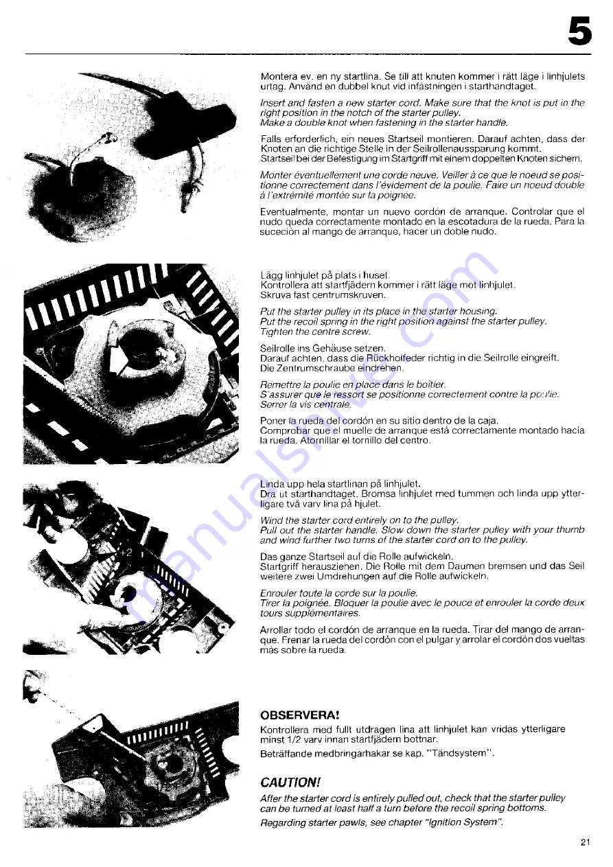 Husqvarna K 40 Workshop Manual Download Page 21