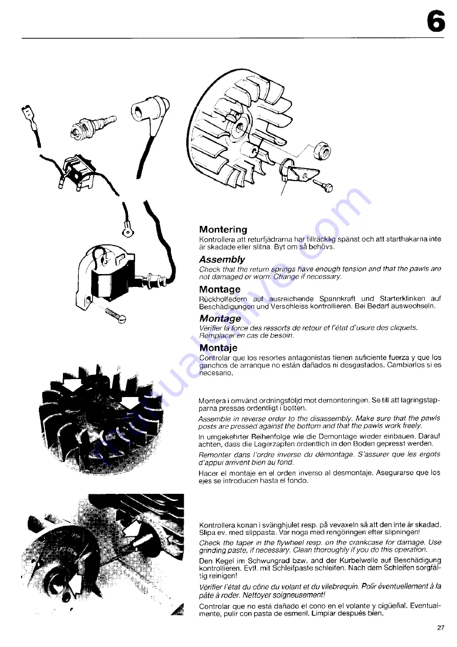 Husqvarna K 40 Workshop Manual Download Page 27