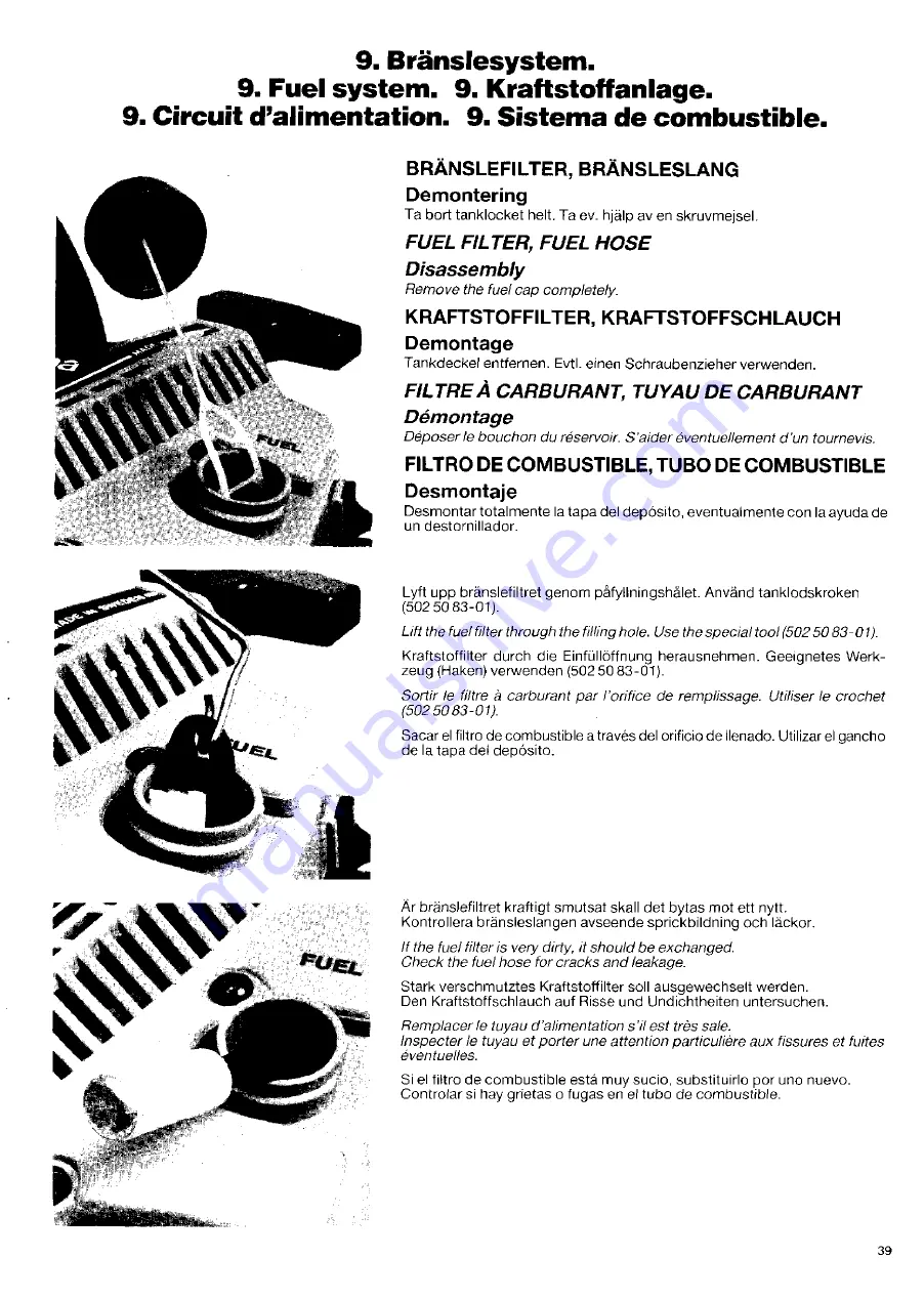 Husqvarna K 40 Workshop Manual Download Page 37