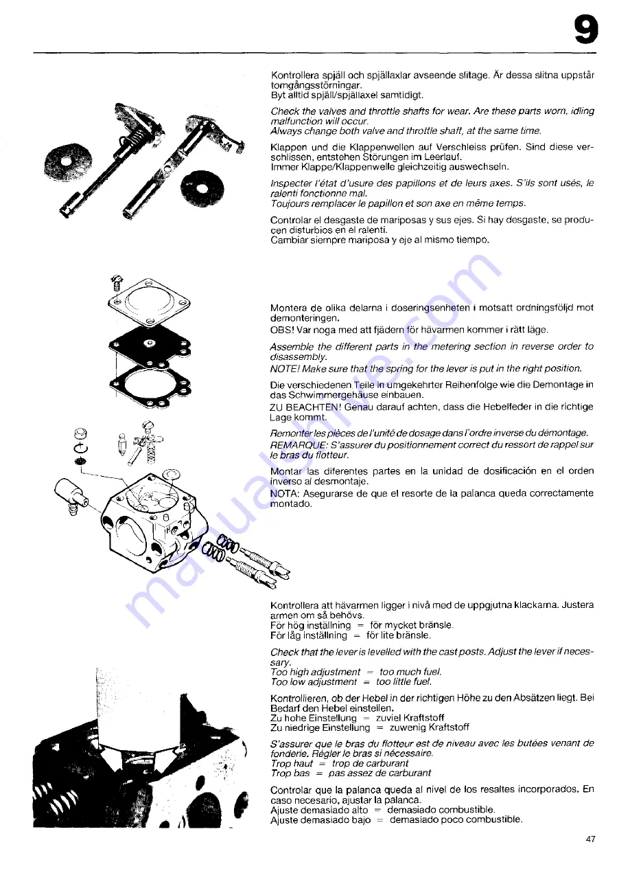 Husqvarna K 40 Workshop Manual Download Page 45