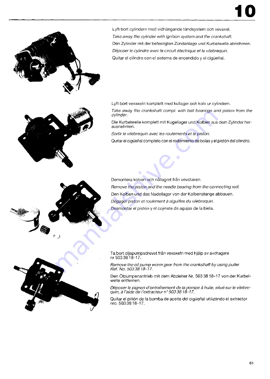 Husqvarna K 40 Скачать руководство пользователя страница 58