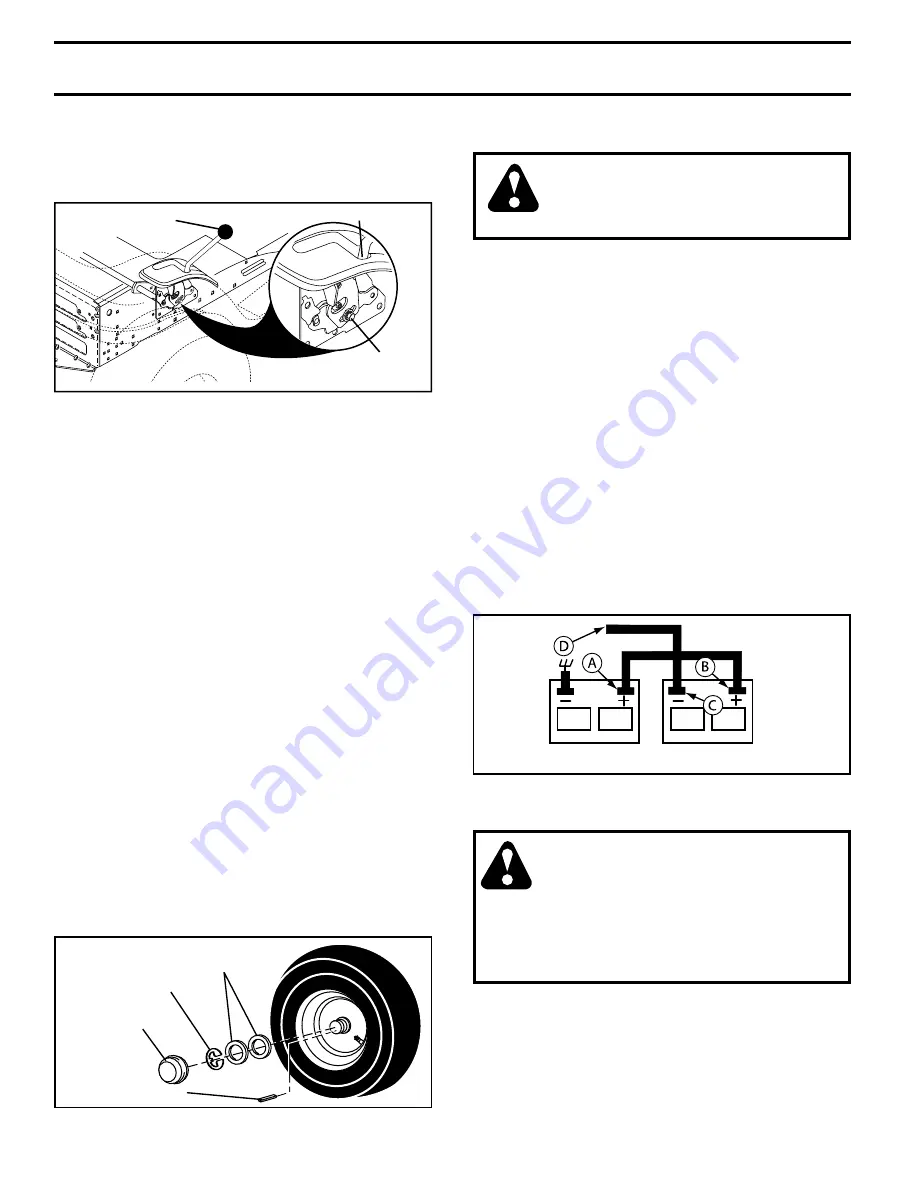 Husqvarna LT138 Owner'S Manual Download Page 22