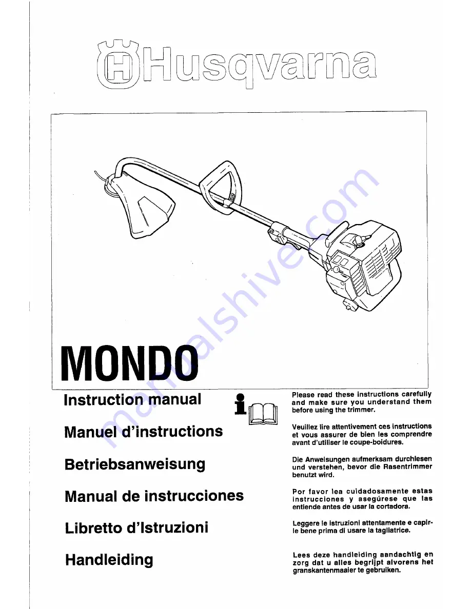 Husqvarna Mondo Max Instruction Manual Download Page 1