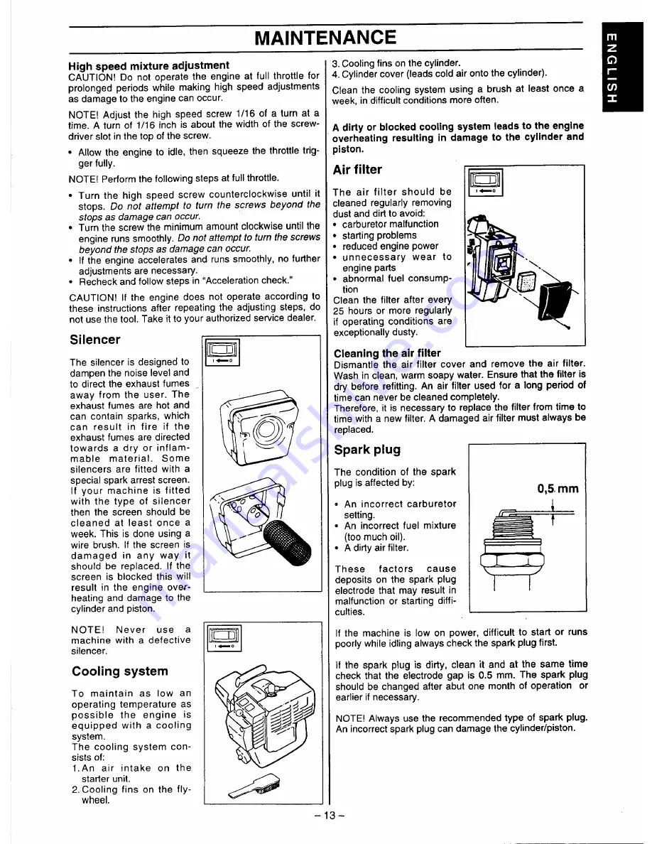 Husqvarna Mondo Max Instruction Manual Download Page 13