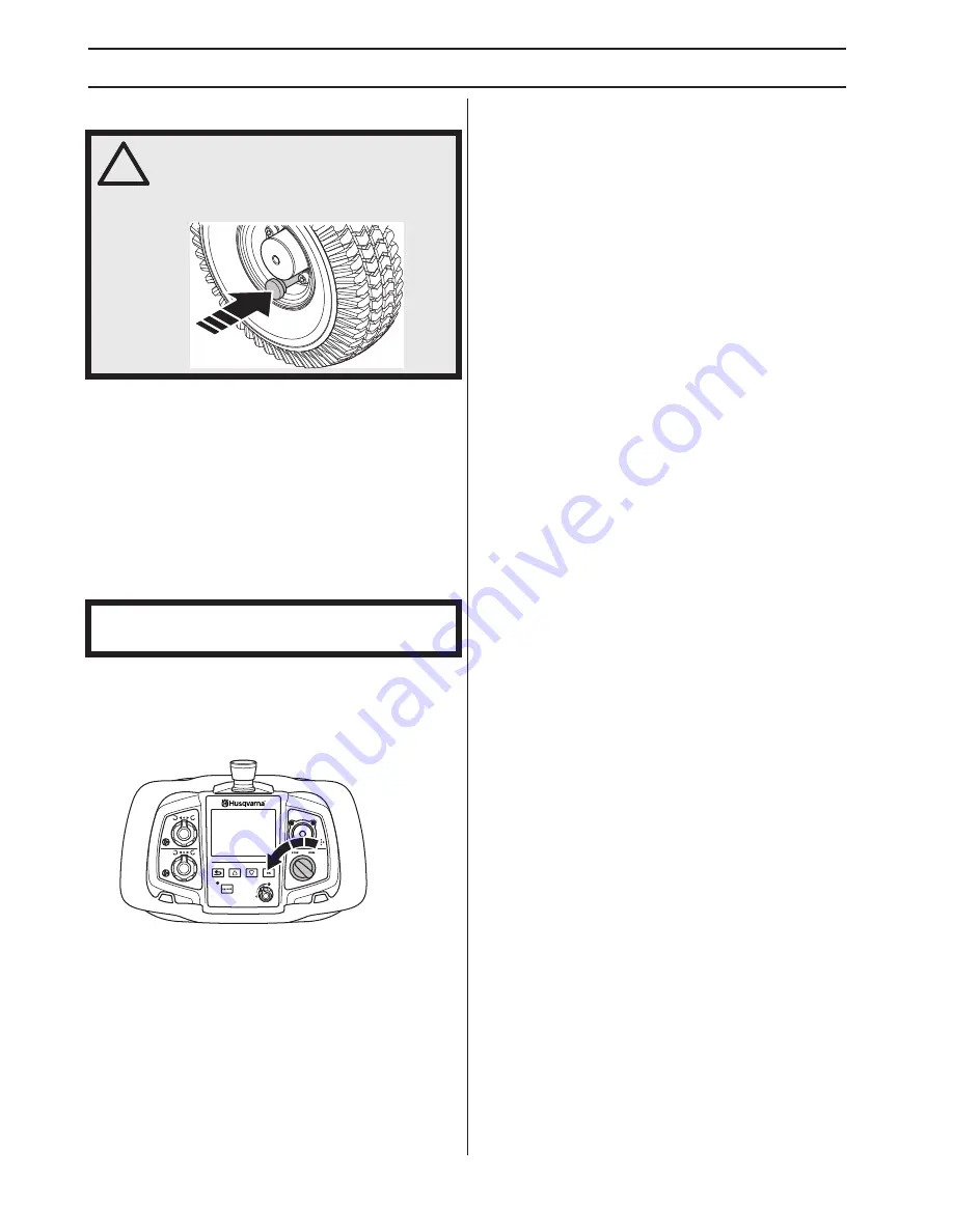 Husqvarna PG820 RC Operator'S Manual Download Page 34