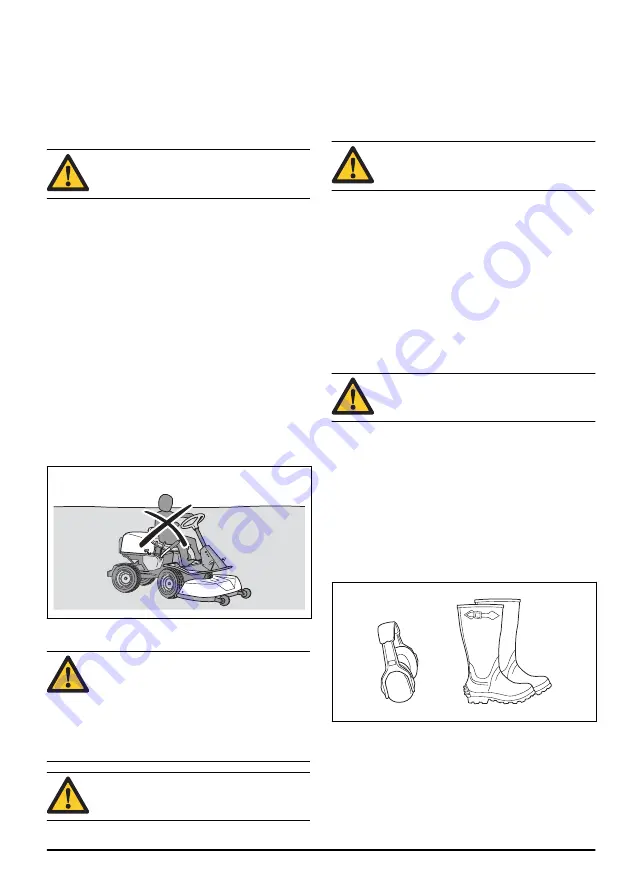 Husqvarna Rider 213C Operator'S Manual Download Page 7