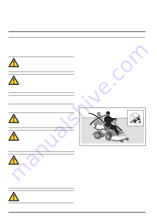 Husqvarna Rider 318 Operator'S Manual Download Page 70