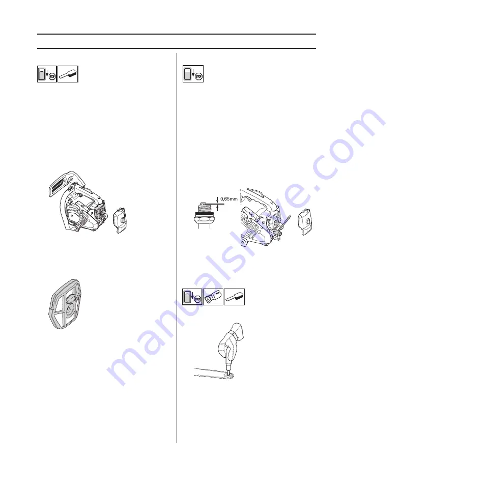 Husqvarna T425 Operator'S Manual Download Page 33