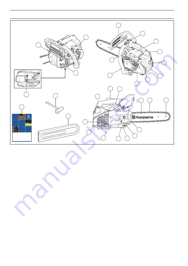 Husqvarna T425 Operator'S Manual Download Page 194