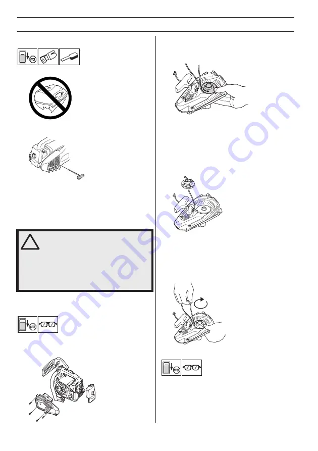 Husqvarna T425 Operator'S Manual Download Page 224