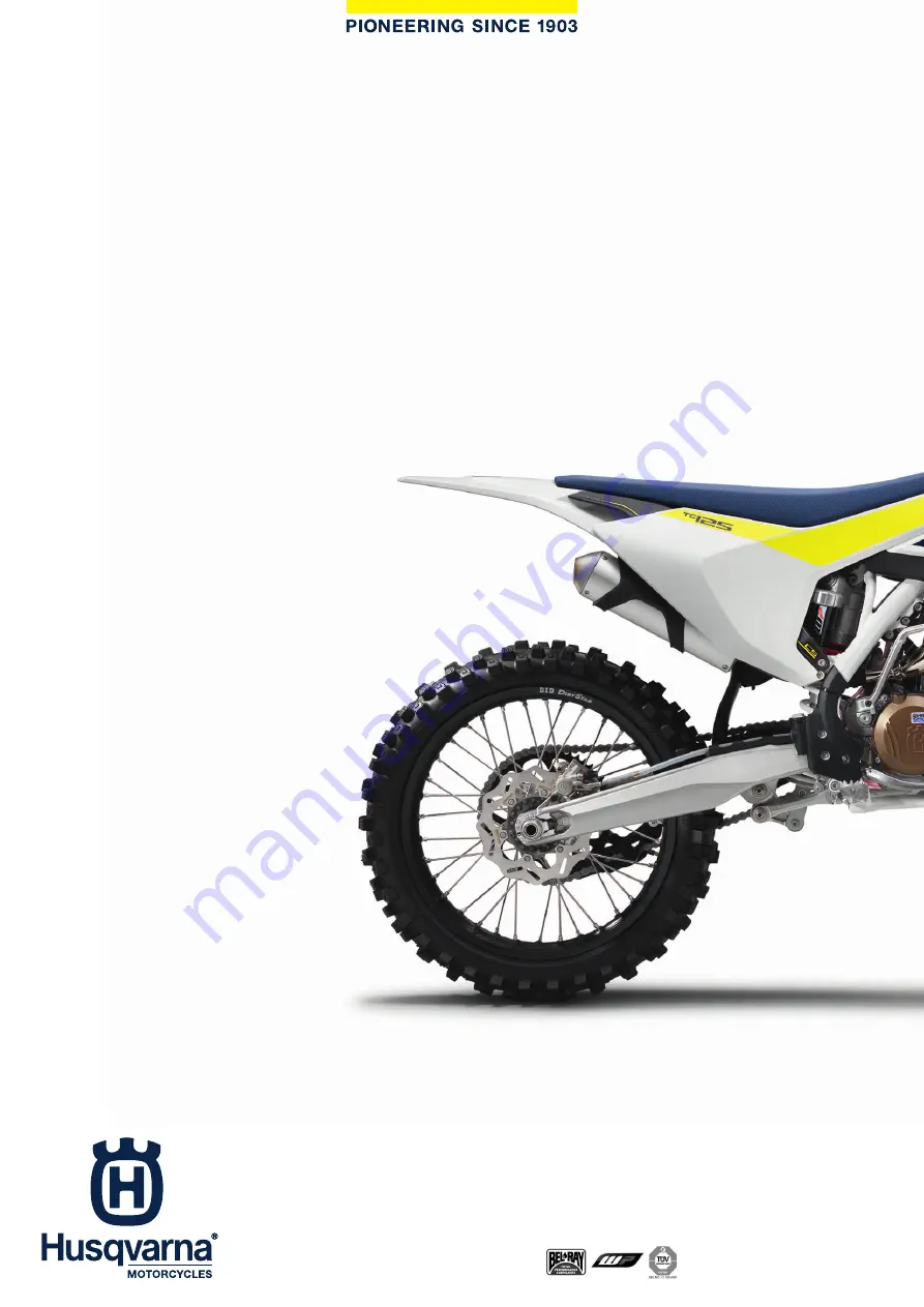 Husqvarna TC 125 2017 Скачать руководство пользователя страница 138