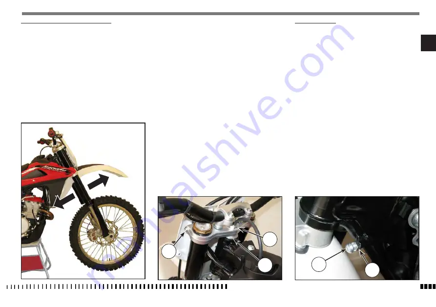 Husqvarna TC 250 2012 Specifications - Operation - Maintenance Download Page 63