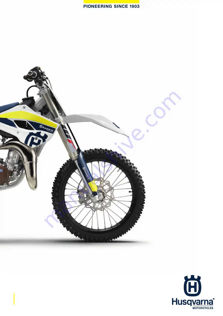 Husqvarna TC 85 2017 Owner'S Manual Download Page 1