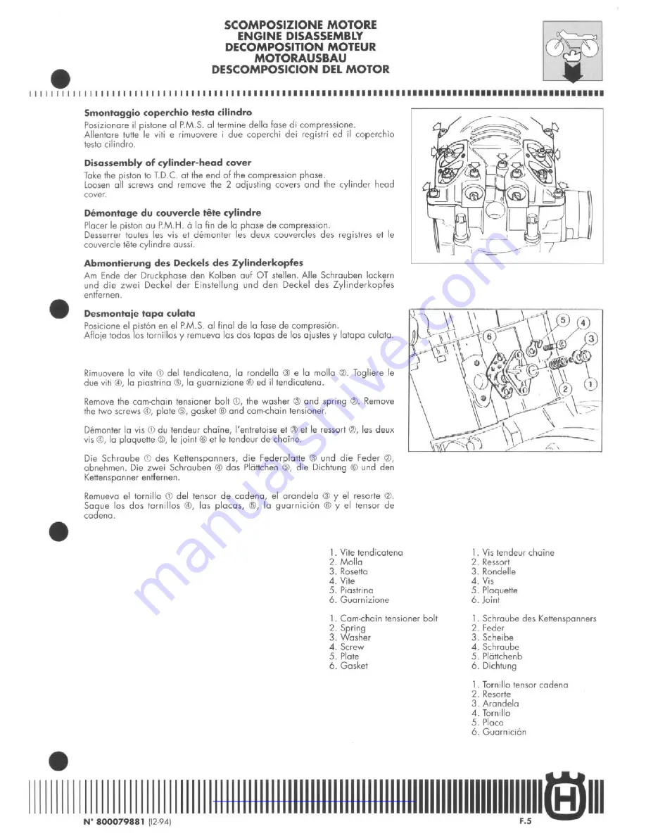 Husqvarna TE 350-410/95 Workshop Manual Download Page 52