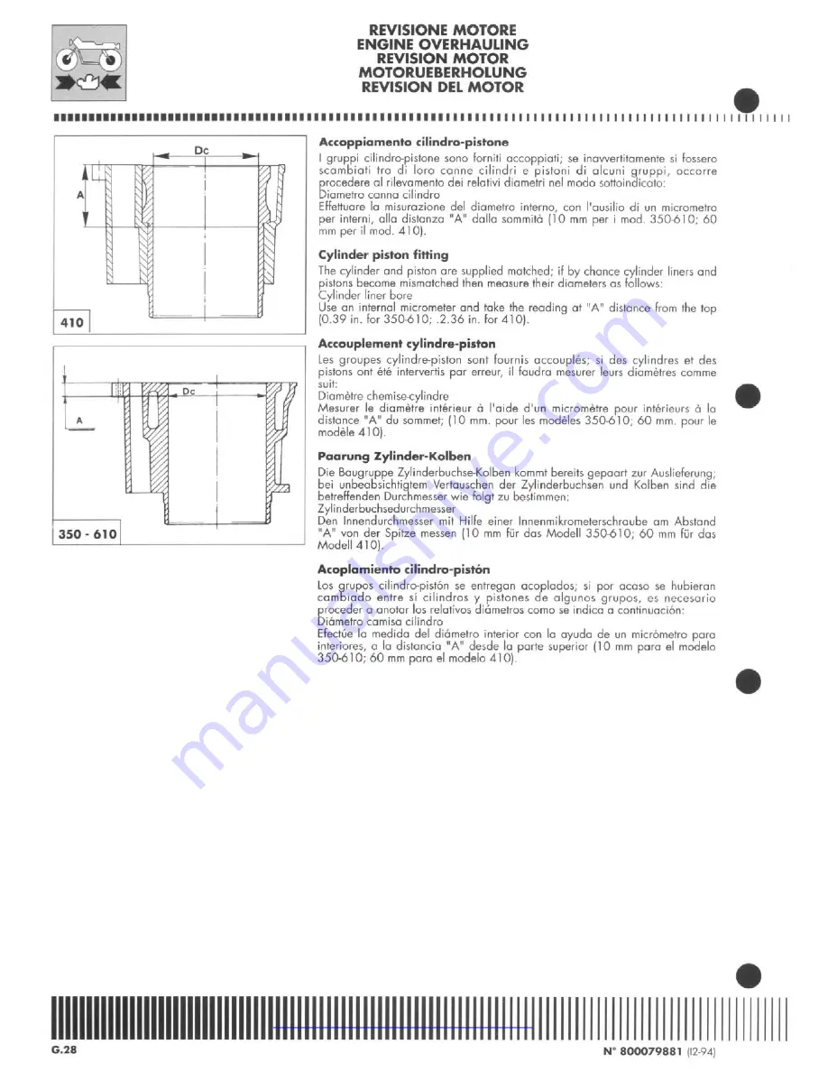 Husqvarna TE 350-410/95 Workshop Manual Download Page 94