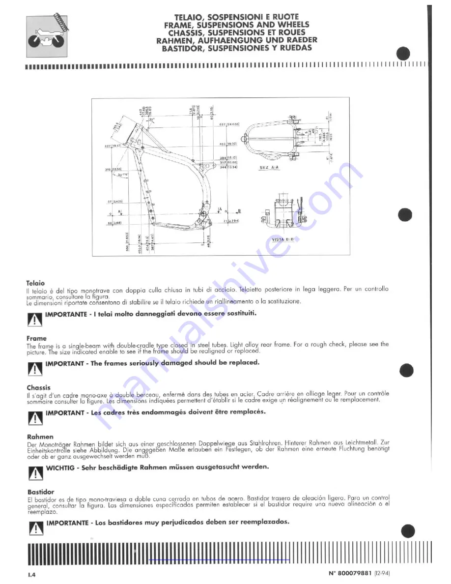 Husqvarna TE 350-410/95 Workshop Manual Download Page 140