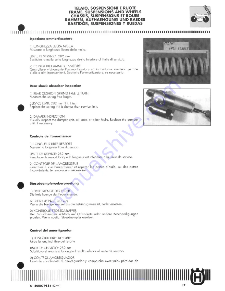 Husqvarna TE 350-410/95 Workshop Manual Download Page 143