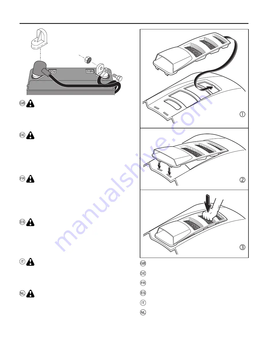 Husqvarna TS 138 Instruction Manual Download Page 27