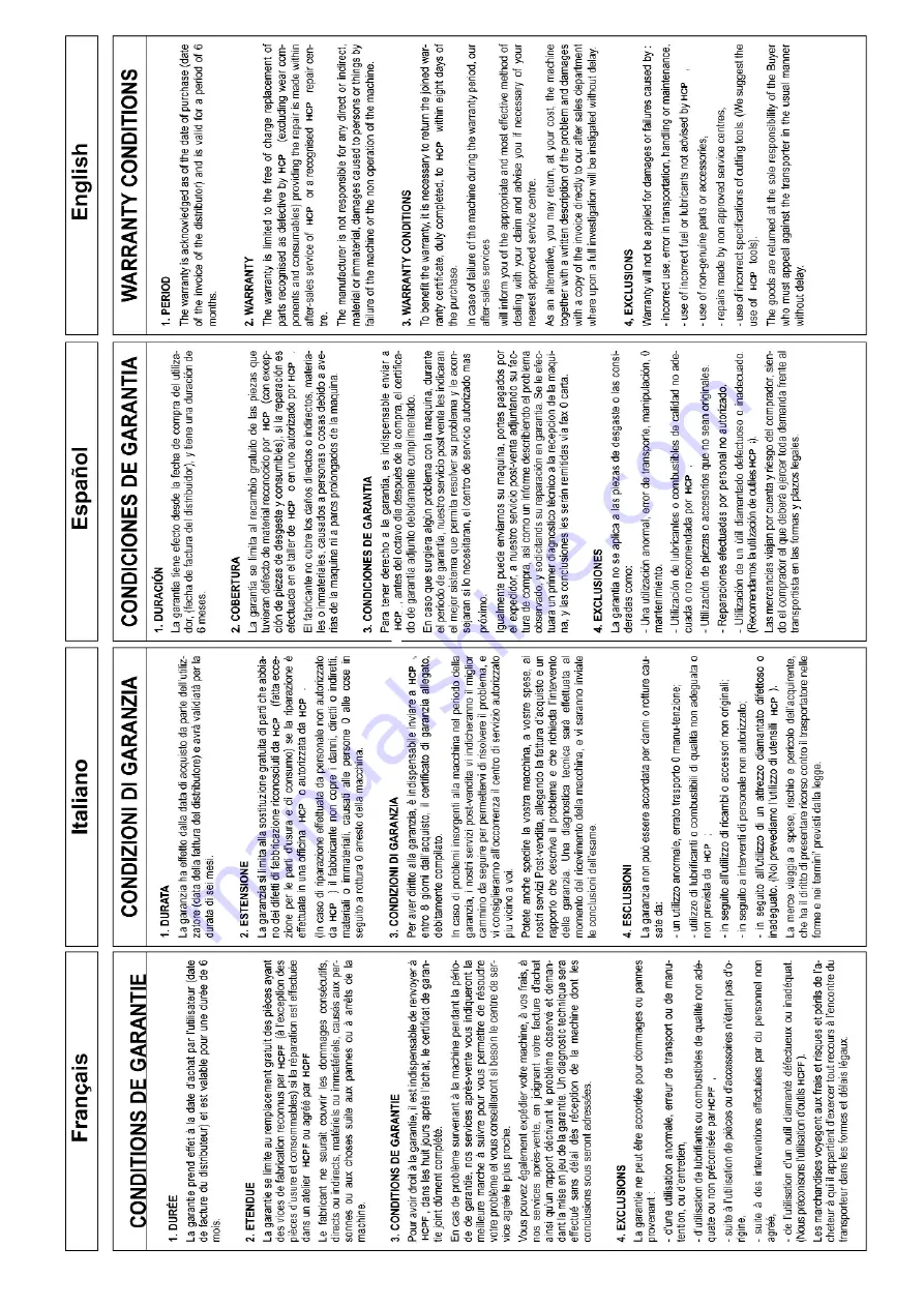 Husqvarna VP200 Operating Instructions Manual Download Page 13