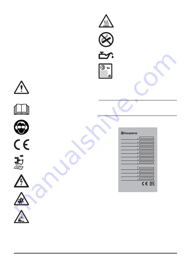 Husqvarna W50P Operator'S Manual Download Page 91