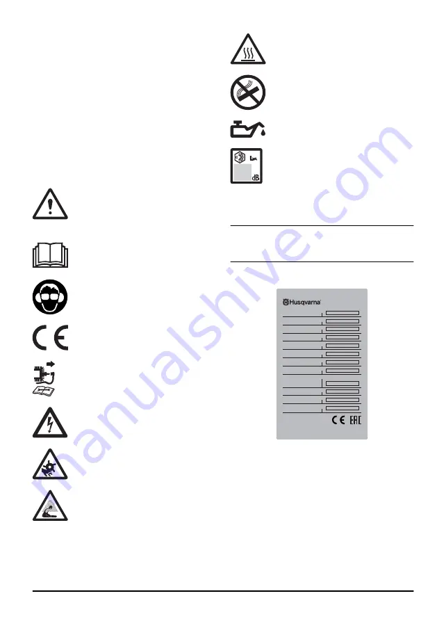 Husqvarna W50P Operator'S Manual Download Page 177