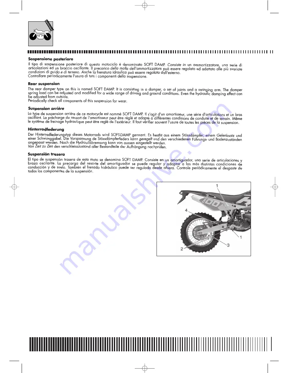 Husqvarna WR 250/2005 Скачать руководство пользователя страница 278