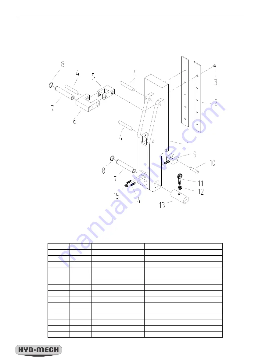 Hyd-Mech H-22A Operation And Maintenance Manual Download Page 111