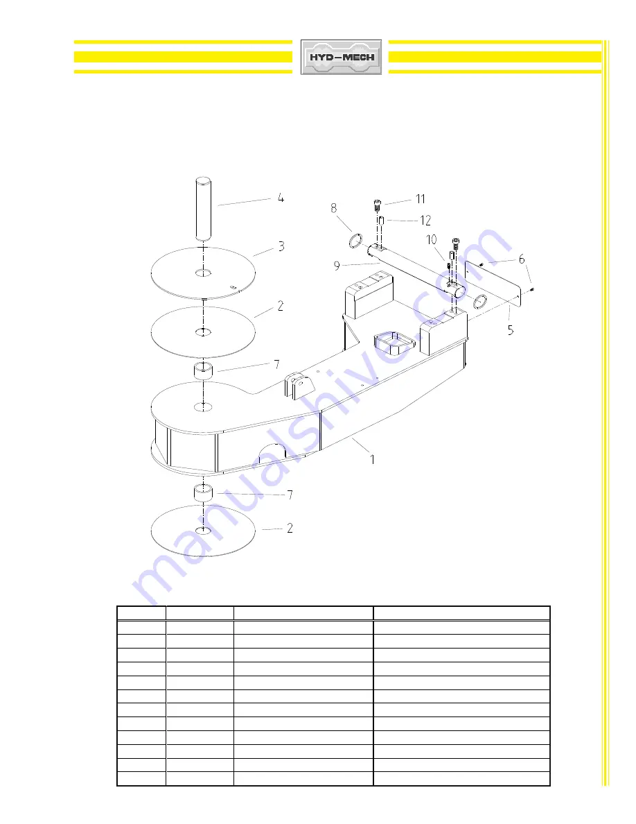 Hyd-Mech M-16 Operation And Maintenance Manual Download Page 88