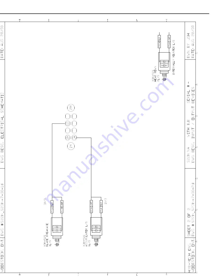 Hyd-Mech S-20H Operations & Maintenance Manua Download Page 42