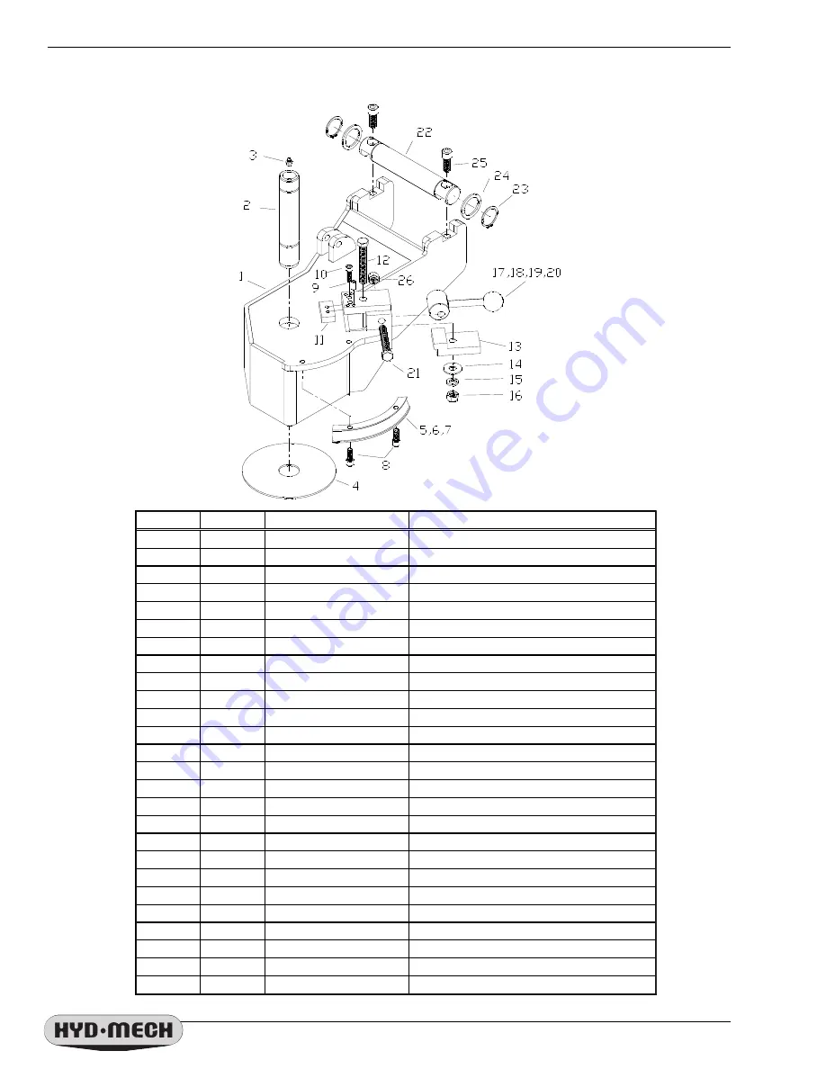 Hyd-Mech S-23 Operation & Maintenance Manual Download Page 51