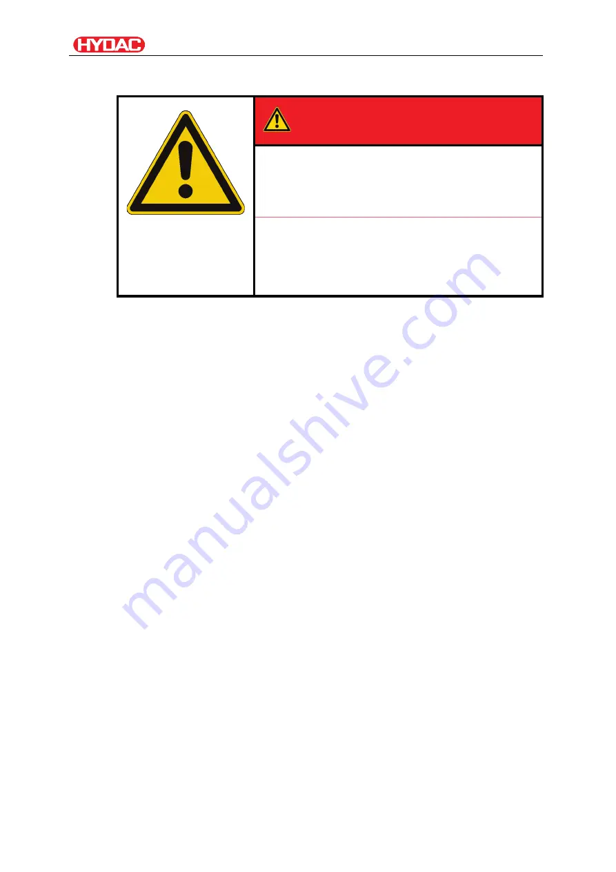 HYDAC FILTER SYSTEMS FCU 2000-4 Series Operating And Maintenance Instructions Manual Download Page 14