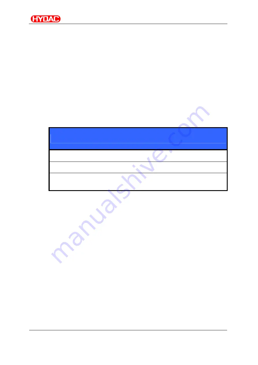 Hydac Filtromat OF5 C with FCU Operating And Maintenance Instructions Manual Download Page 10