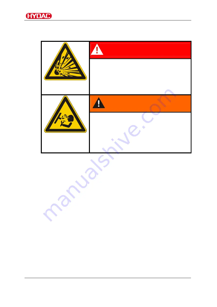 Hydac FluidAqua Mobil FAM 15 ATEX Operating And Maintenance Instructions Manual Download Page 61