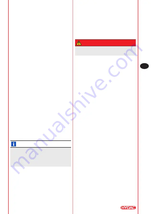 Hydac SBO Series Operating Instructions Manual Download Page 19