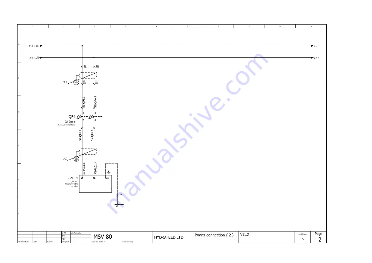 Hydrafeed MSV 80 Operation Manual Download Page 159