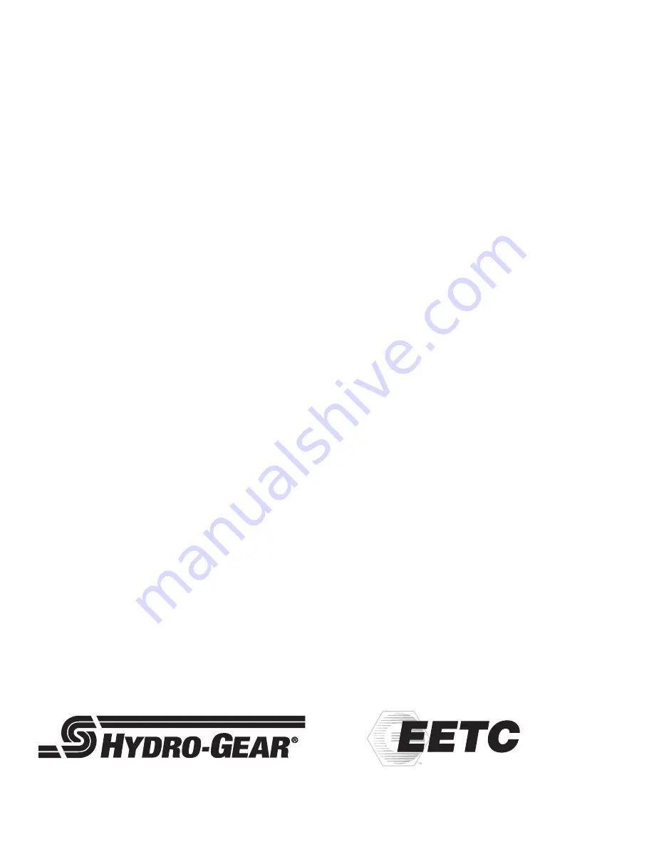 Hydro-Gear ZT-5400 Powertrain Service And Repair Manual Download Page 48