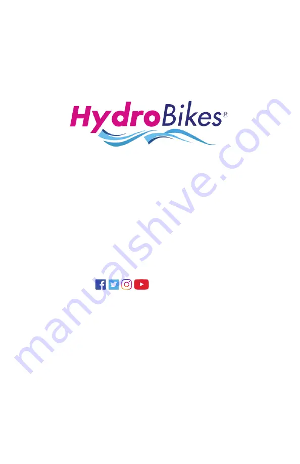 HydroBikes EXPLORER I Assembly, Operation And Safety Instructions Download Page 24