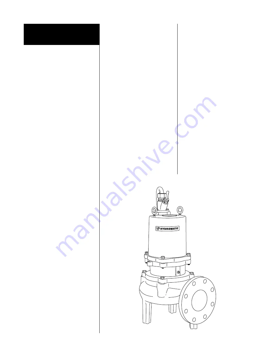 Hydromatic S3SD Manual Download Page 7