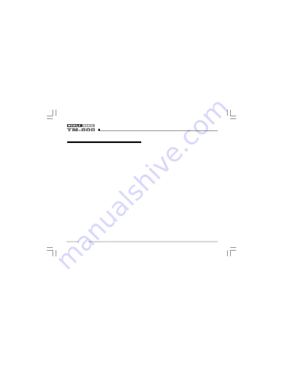 HYT TM-800 Manual Download Page 10