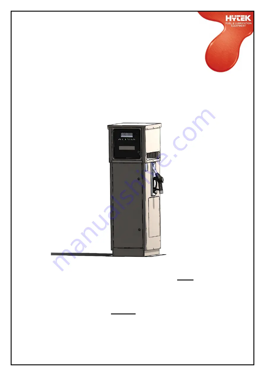 Hytek ALPHA Series Technical Data Manual Download Page 1