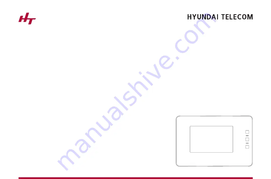 Hyundai Telecom HNT-3079 Instruction Manual Download Page 1