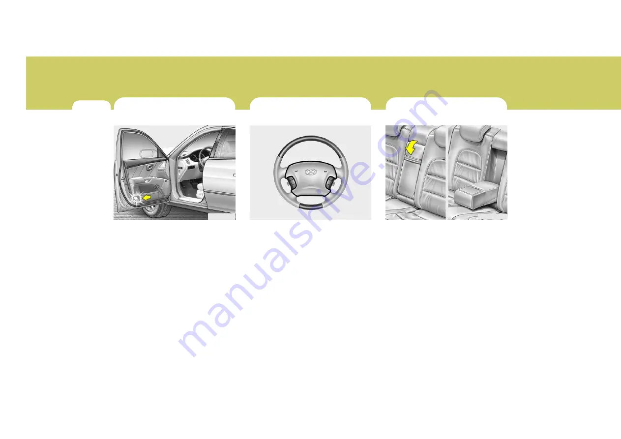 Hyundai 2006 Azera Owner'S Manual Download Page 130