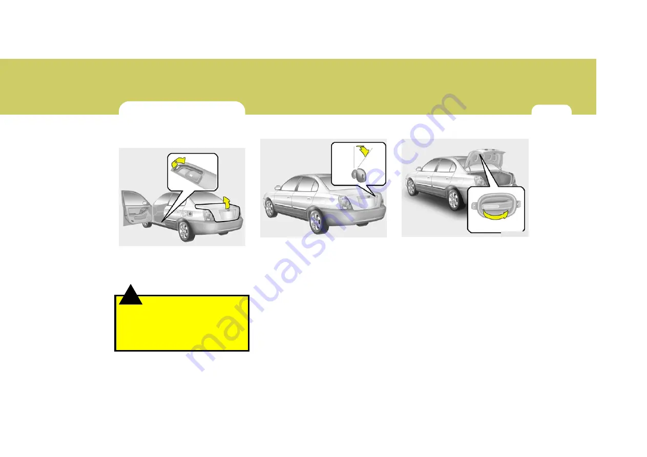 Hyundai 2006 Elantra Owner'S Manual Download Page 89