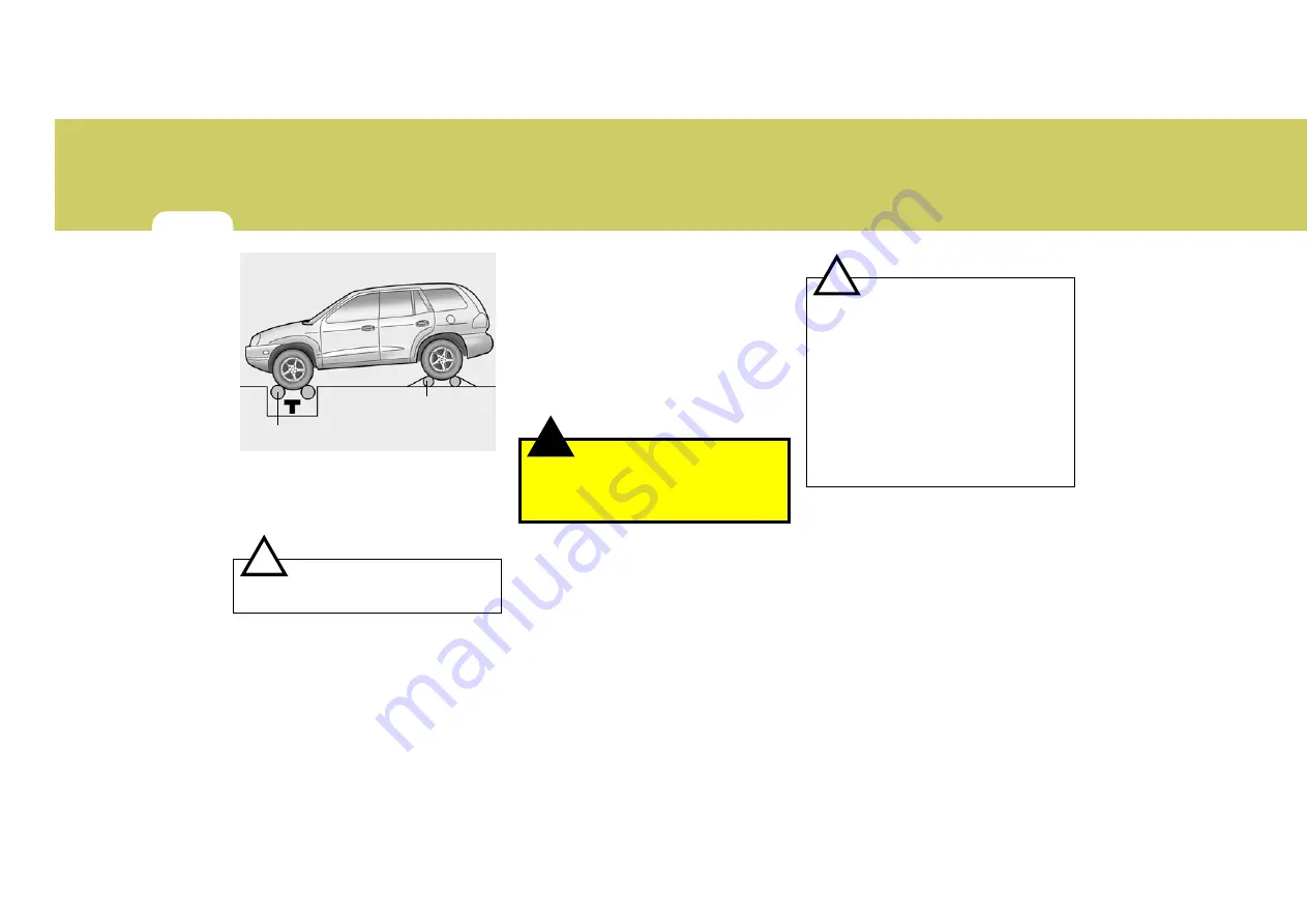 Hyundai 2006 Santa Fe Owner'S Manual Download Page 169