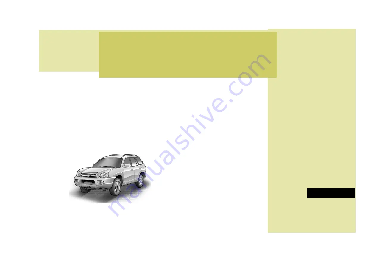 Hyundai 2006 Santa Fe Скачать руководство пользователя страница 274