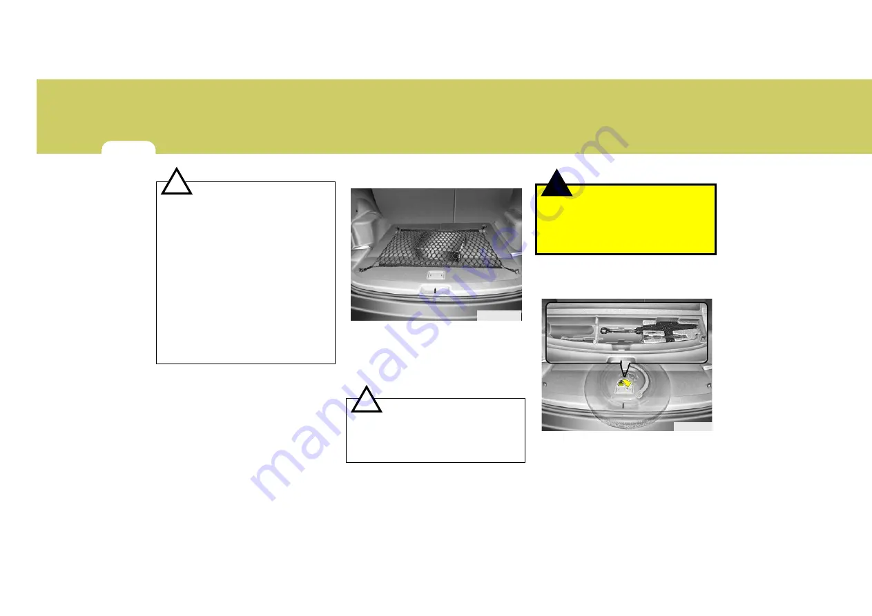 Hyundai 2007 Santa Fe Owner'S Manual Download Page 122