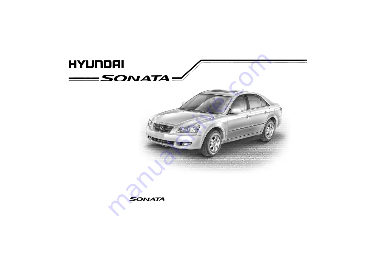 Hyundai 2007 Sonata Owner'S Manual Download Page 3