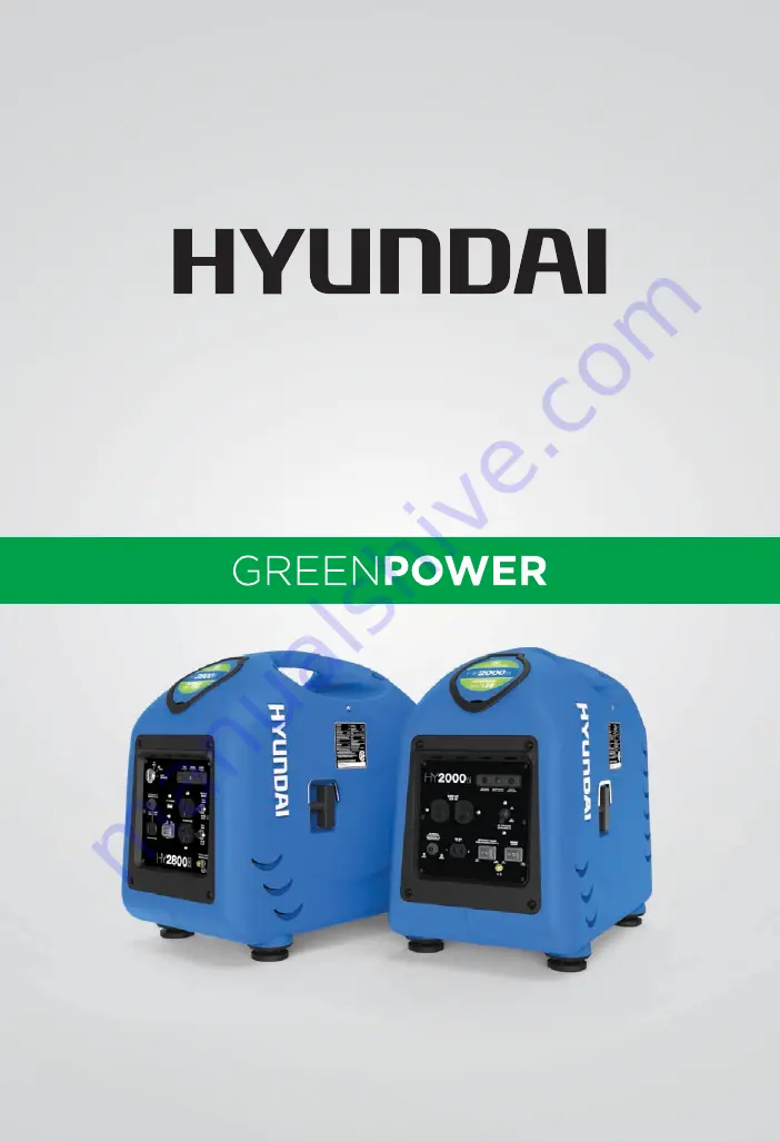 Hyundai GreenPower User Manual Download Page 41