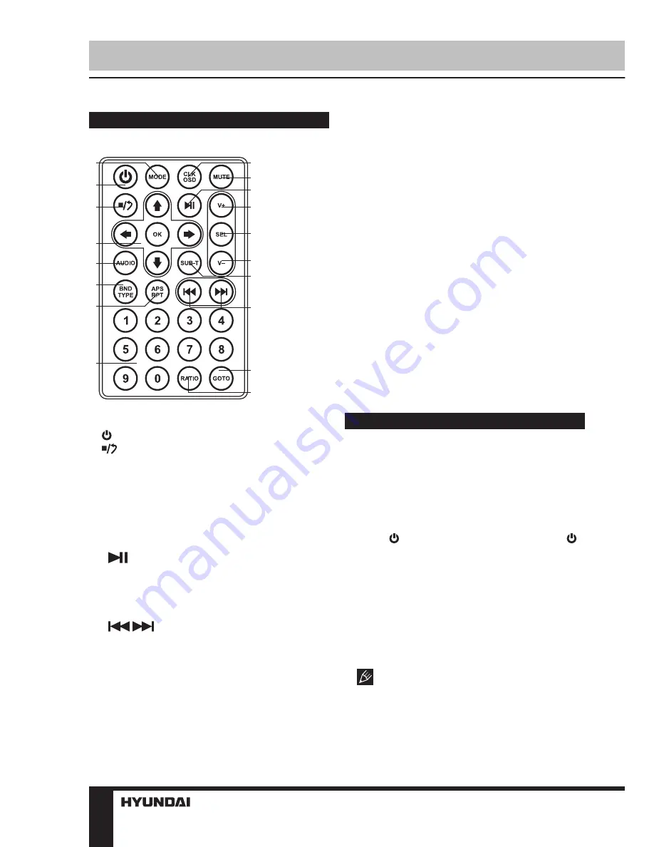 Hyundai H-CCR4701M Instruction Manual Download Page 10