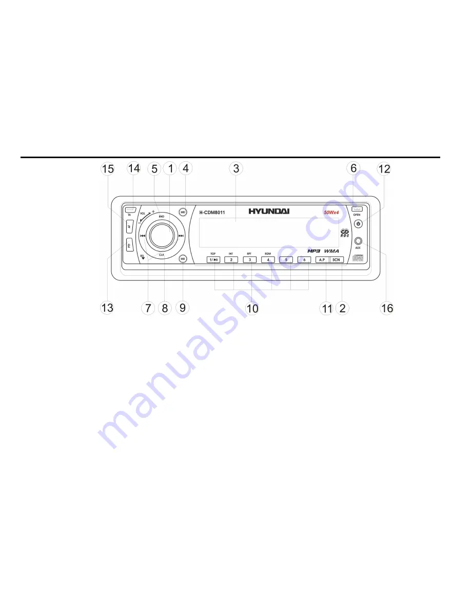 Hyundai H-CDM8011 Instruction Manual Download Page 7